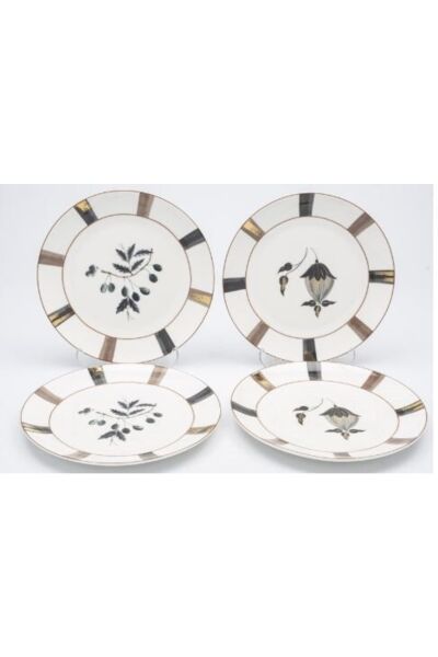 Mikasa Moor Rusty Black 4'lü Pasta Tabağı 20 cm