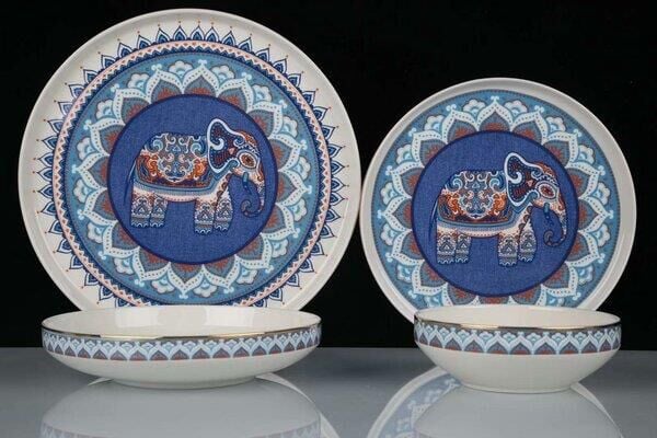 Roy King Elephant Bone Chına 24 Prç Yemek Takımı