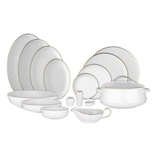 Koleksiyon Hanedan Yemek Takımı 101 Parça 2 Mm Shiny Gol