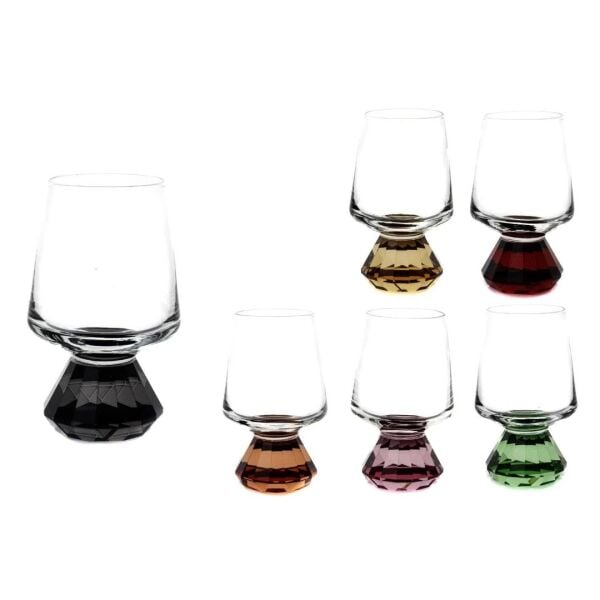 Mikasa Moor  Bonny Renkli Ayaklı 6lı Shot Bardak