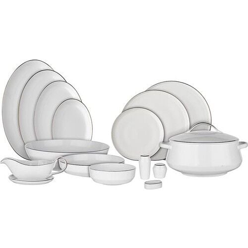 Koleksiyon Hanedan Yemek Takımı 101 Parça 2 Mm Shiny Pla