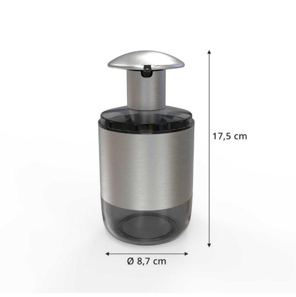 Primanova Hijyenık Sıvı Sabunluk-Şeffaf Siyah