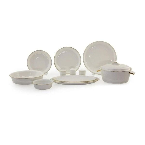 Wanelli Fx1058 X Avalon Gold 60 Parça Yuvarlak Yemek Takımı