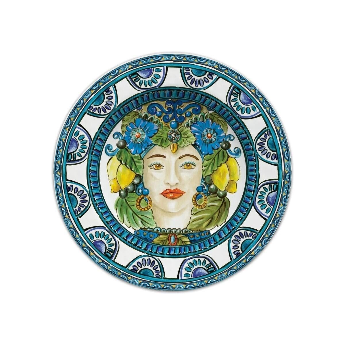 Baci Milano Sicily Melamin Yemek Tabağı Çok Renkli