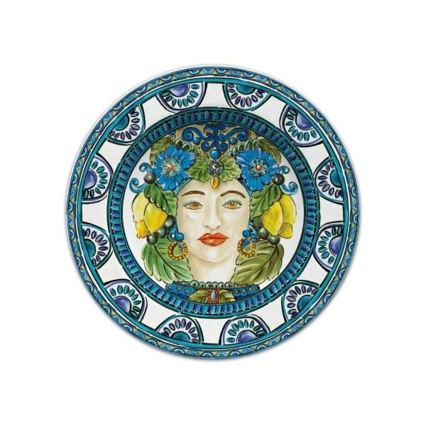 Baci Milano Sicily Melamin Yemek Tabağı Çok Renkli