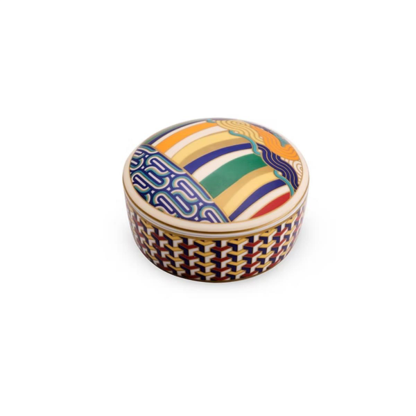 Pozzi Milano Living Porselen Kapaklı Kutu 10 x 5,5 cm