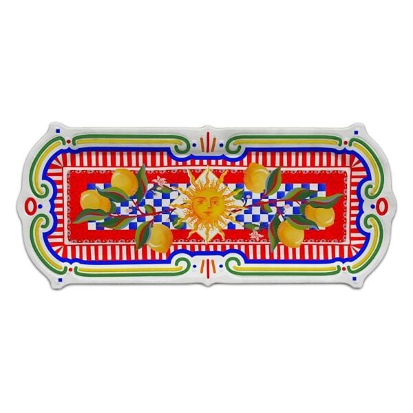 Baci Milano Dolce Vita Dikdörtgen Tepsi 45 cm, Melamin