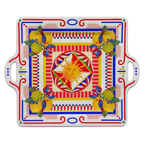 Baci Milano Dolce Vita Kare Tepsi 40 cm Melamin