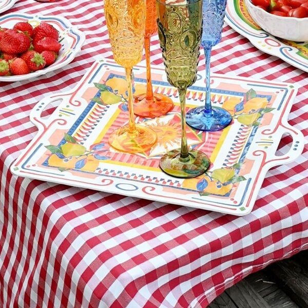 Baci Milano Dolce Vita Kare Tepsi 40 cm Melamin