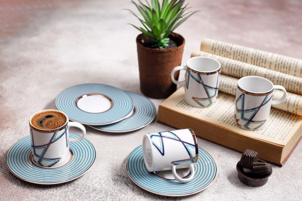 Porland Seal 4 Kişilik Kahve Takımı 85cc