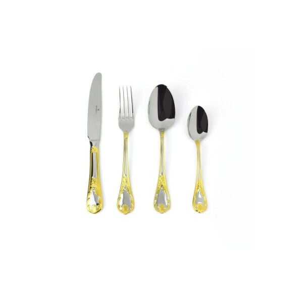 Wanelli Hr9055-001 Amore Altın 84 Parça Çatal Kaşık Bıçak Takımı