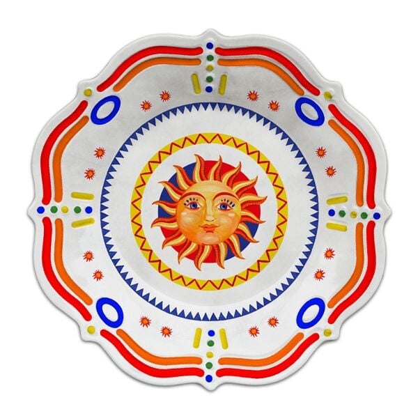 Baci Milano Dolce Vita Sun 6'lı Çukur Tabak 23,5 cm Melamin