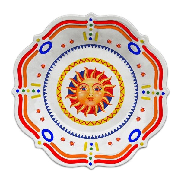 Baci Milano Dolce Vita Sun 6'lı Çukur Tabak 23,5 cm Melamin