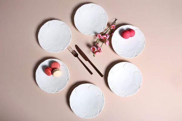 Porland Varia Alumilite 6'lı Düz Tabak Seti 17cm