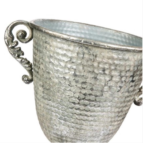 Vitale Renkli Metal Kupa Vazo 2 29 x 44 cm