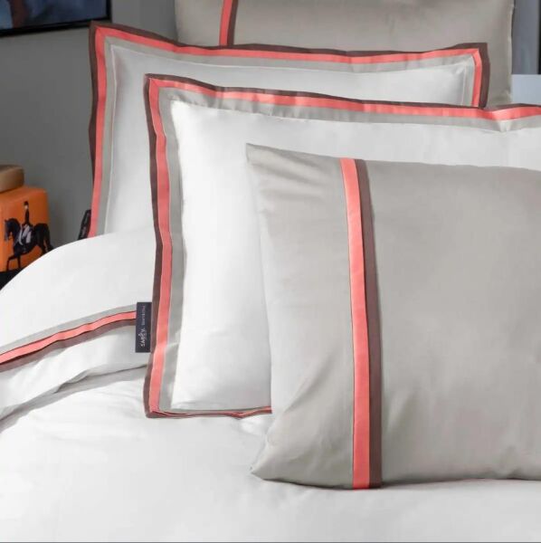 Sarev Minsk Saten Nevresim Bej Çift Kişilik