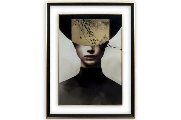 Mikasa Moor Gold Shadow Black Tablo 90x120 cm