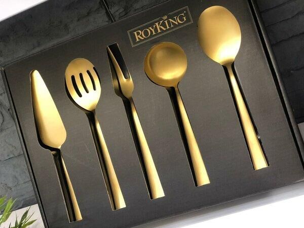Roy King Venüs 5 Prç Mat Titanyum Sos Takımı