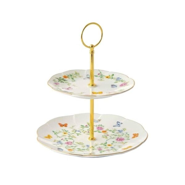 Easy Life 2 Katlı Porselen Sunumluk 16 cm / 21 cm