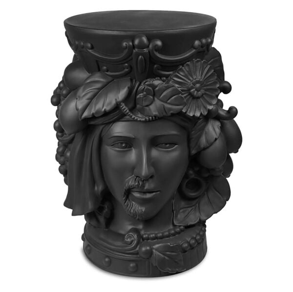 Baci Milano Teste Matte Tabure Siyah