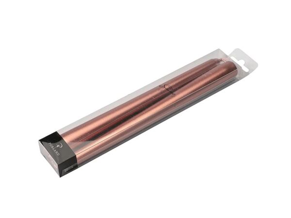 Porland Shine Bakır Şamdan Mum 2lii set 25cm