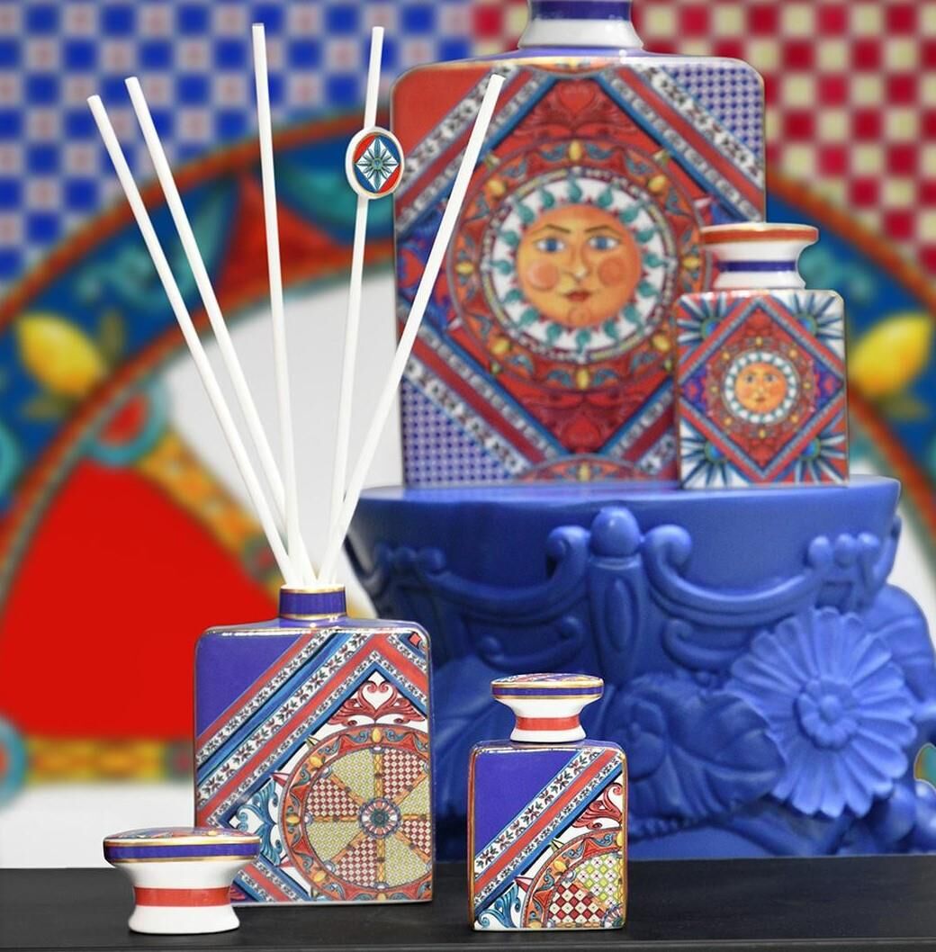 Baci Milano Sole Mio Dikdörtgen Şişe Porselen 100 ml