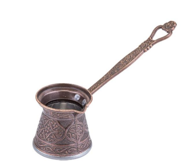 Kosova 4 No Zamak Döküm Cezve Bakır