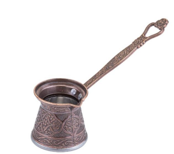 Kosova 4 No Zamak Döküm Cezve Bakır