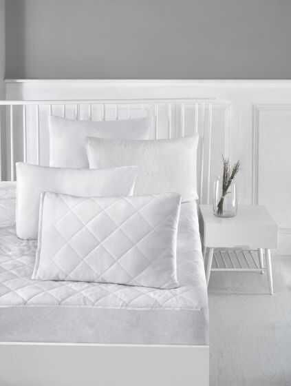 Sarev Double Jersey Alez 200*200 Beyaz