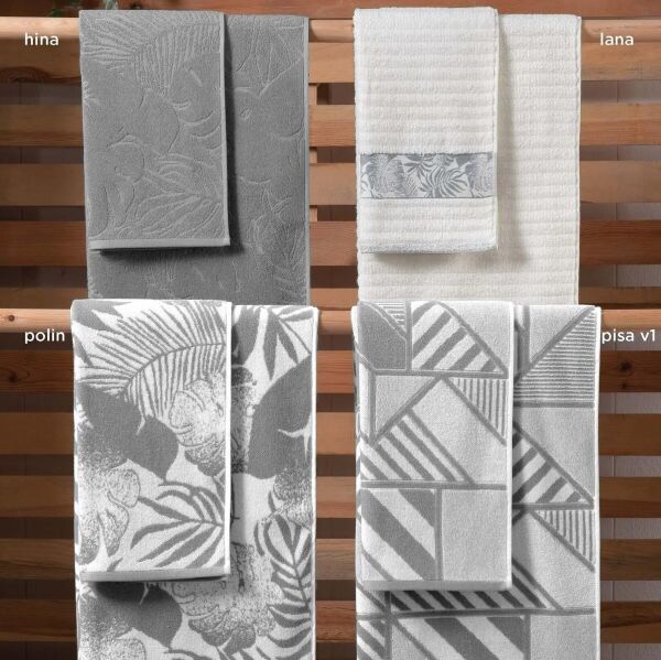 Sarev Polin 50x90 cm Havlu-Gri