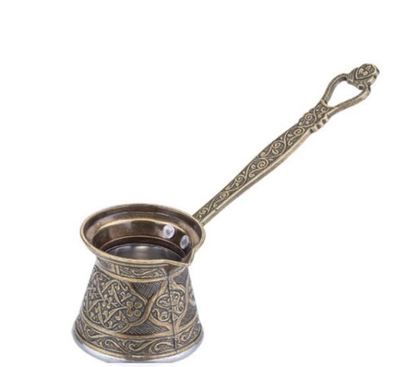 Kosova 4 No Zamak Döküm Cezve Yeşil