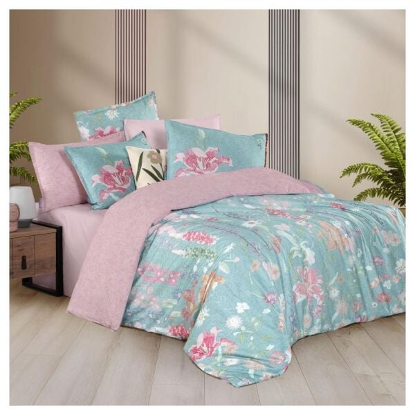 Sarev Stella Fancy Nesvresim Takımı Çift Kişilik  2 Yastık-Mint