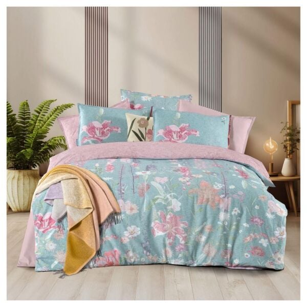 Sarev Stella Fancy Nevresim Takımı Tek Kişilik 1 Yastık-Mint