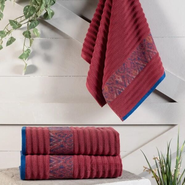 Sarev Eliyas 80x150 cm cm Havlu-Pembe