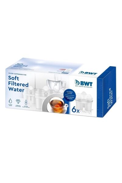 Bwt 814555  Soft Filtered Water 6 Pack 6'lı Filtre