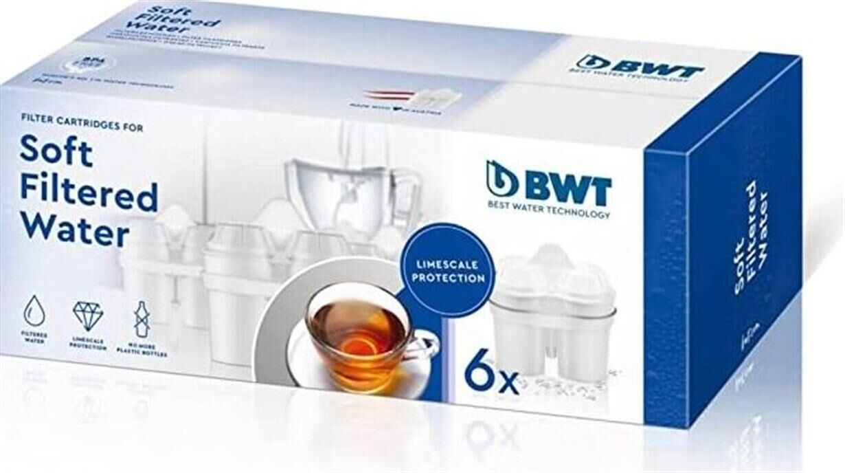 Bwt 814555  Soft Filtered Water 6 Pack 6'lı Filtre