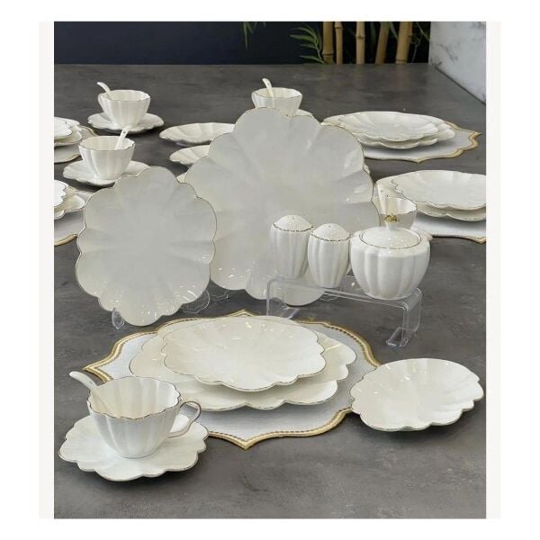 Roy King Daisy 38 Prç Kahvaltı Tk. Gold