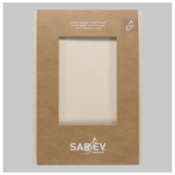 Sarev New Slow Cıty 180x200 Fıtted Sheet Krem