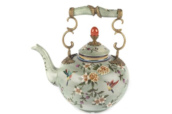 Mikasa Moor Yeşil Porselen Dekor Çaydanlık 26 x 28 cm