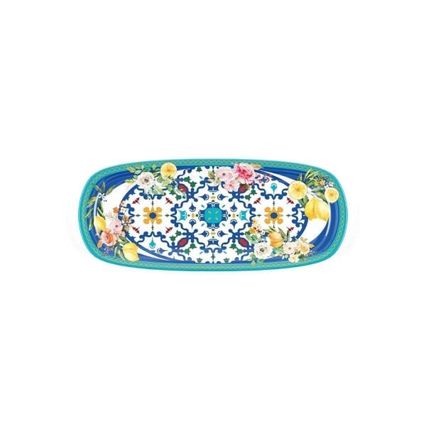 Guzzini Flower Lemon Kayık Tabak 39,5 cm x 21,5 cm x 2,5 cm