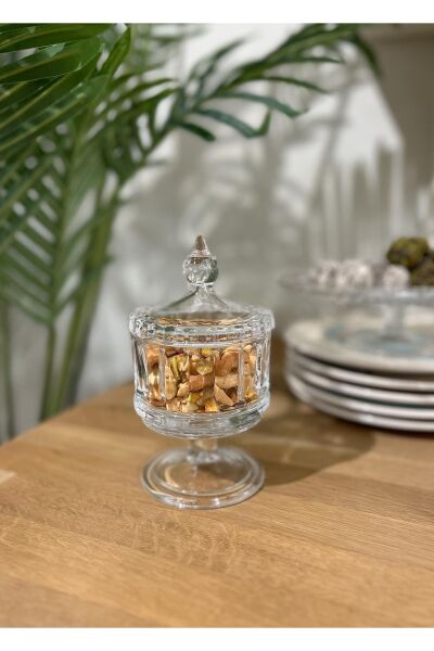 The Mia Cam Kapaklı Şekerlik 15x 8 cm