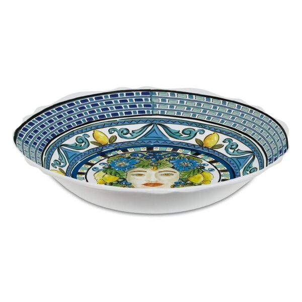 Baci Milano Sicily Salata Kasesi 33,5 cm Mavi