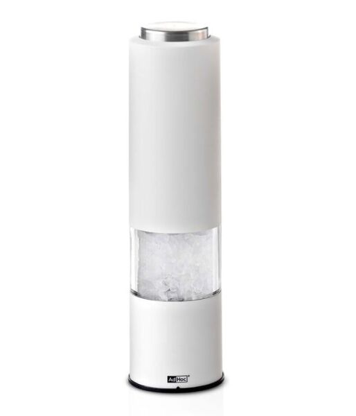 Adhoc Tropica Black Elektrikli Tuz/Biber Değirmeni Beyaz