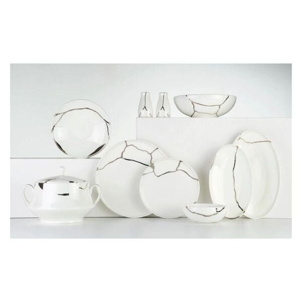 Leggno Chester Premium. Silver Chep1001set24s 24 Parç. Yemek Tak