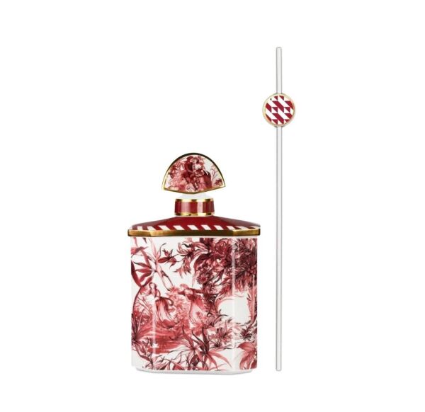Baci Milano Le Rouge Midi Şişe Porselen 9,4x17 cm