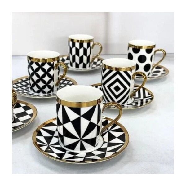 Kosova İst-181 200cc 6'lı Nescafe Takımı-Black Pattern