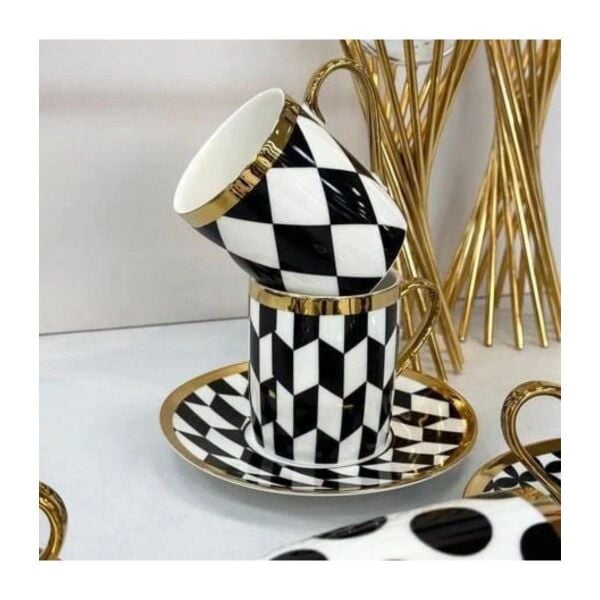 Kosova İst-181 200cc 6'lı Nescafe Takımı-Black Pattern