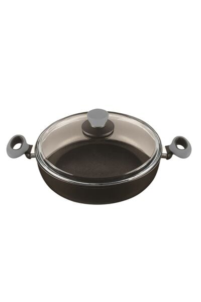 Leggno Clr2828st28gy Colorgy Titanium Sığ Tencere Gri 28 Cm