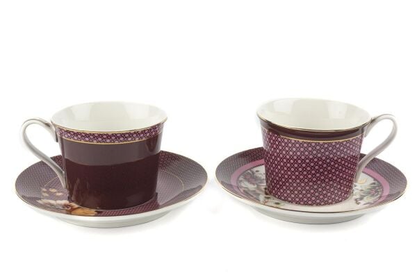 Mikasa Moor Magenta 2'Ii Çay Fincanı Seti
