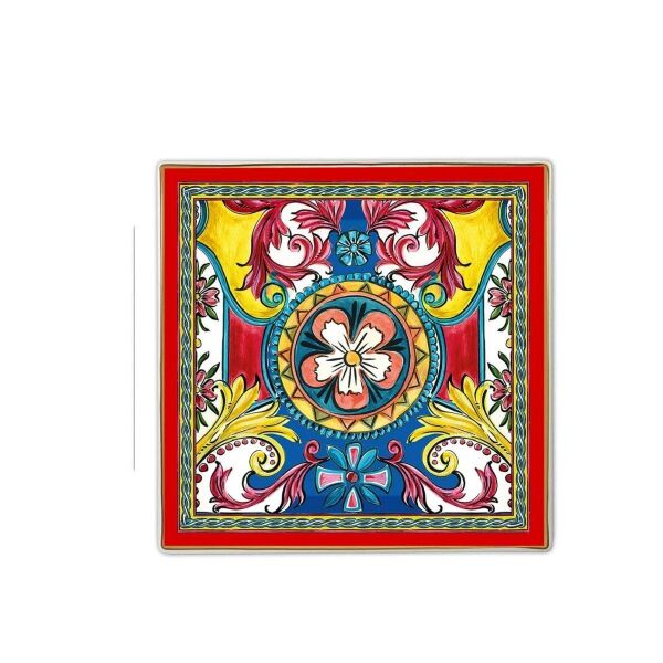 Baci Milano Sole Mio Düz Tabak Porselen 15x15 cm